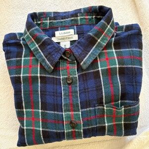 L.L Bean 100% cotton flannel button up